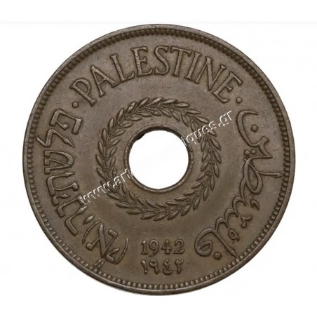 20 Mils 1942 Βρετανική Παλαιστίνη CCG AU50