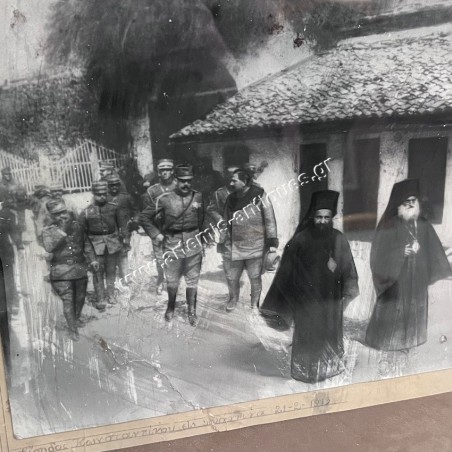 Είσοδος Κωνσταντίνου εις Ιωάννινα 21-02-1913 Μουσειακή Φωτογραφία