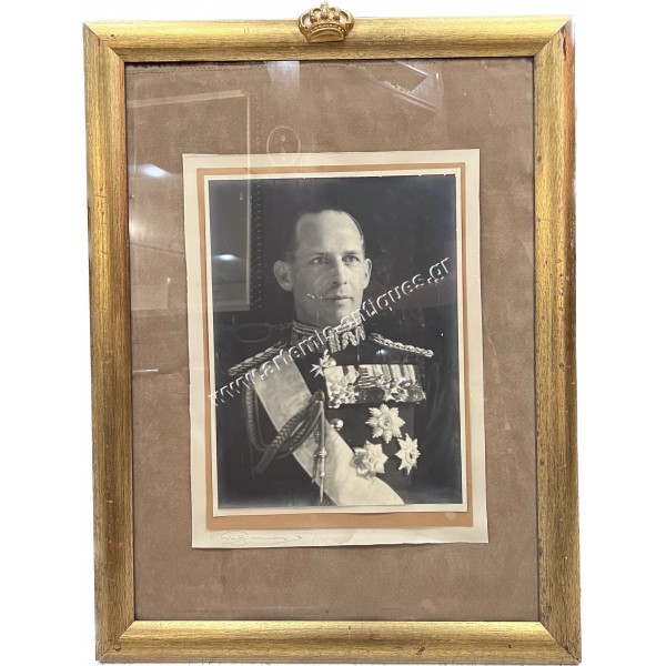 King George The Second Portrait Photography by Geo. Boucas 1936