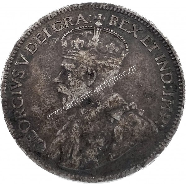9 Piastres 1919 George V Κύπρος