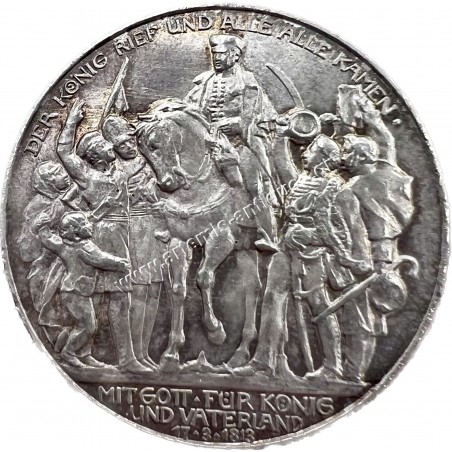 3 Mark 1913 William II Κήρυξη Πολέμου κατά του Ναπολέοντα Βασίλειο της Πρωσίας
