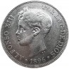 5 Pesetas 1896 Alfonso XIII Spain