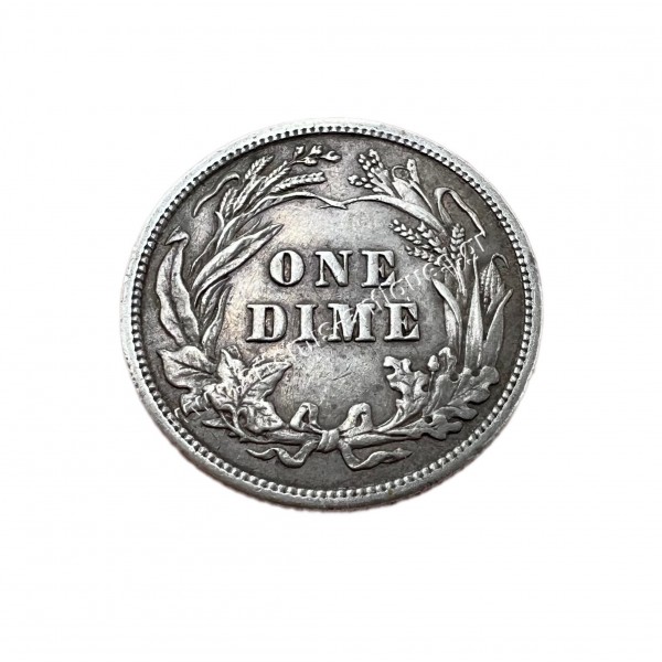 10 Cents 1909 Barber Dime