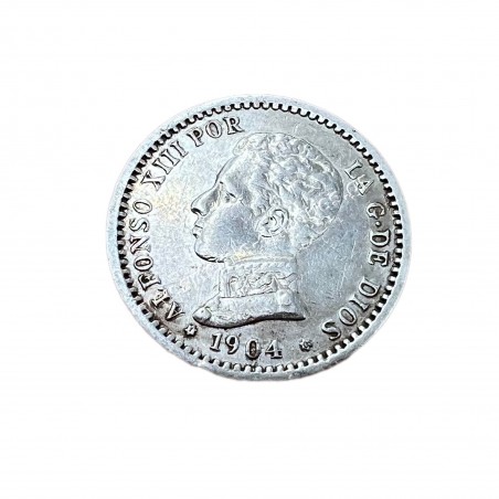 50 Centimos 1904 PCV Alfonso XIII Ισπανία
