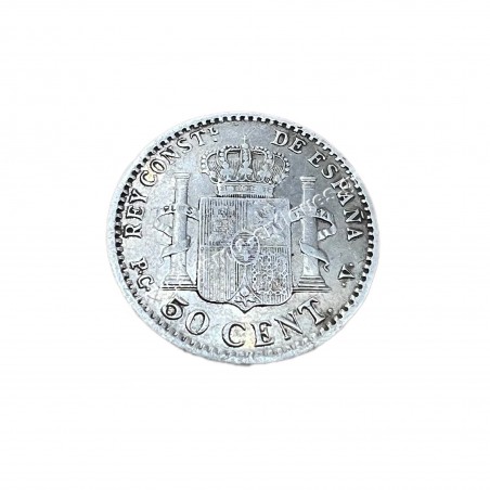 50 Centimos 1904 PCV Alfonso XIII Ισπανία