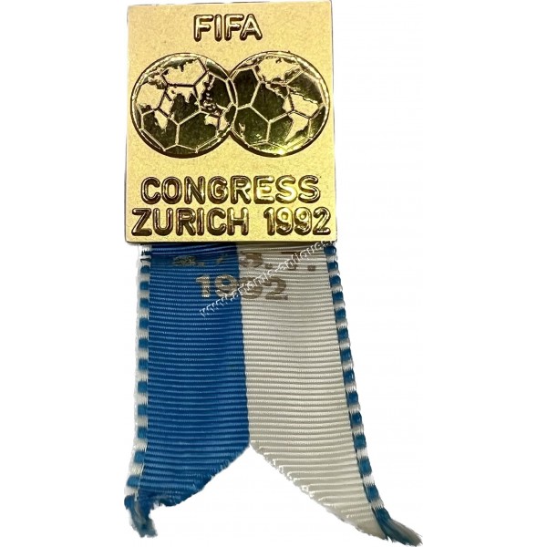 FIFA Congress Zurich 1992 Badge