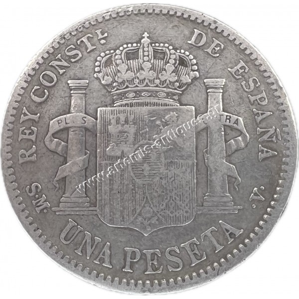 1 Peseta 1904 Alfonso XIII Ισπανία