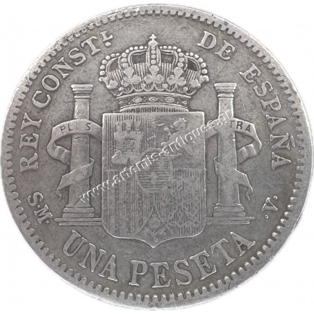 1 Peseta 1904 Alfonso XIII Spain