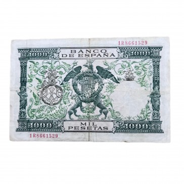 1000 Pesetas 1957 Spain 2