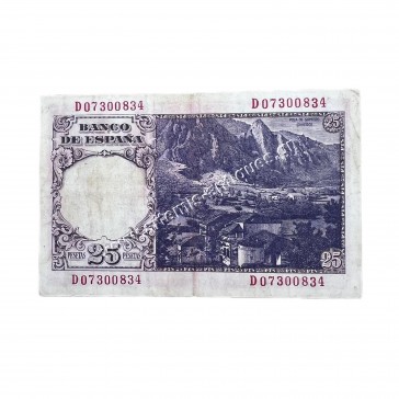 25 Pesetas 1946 Spain 2
