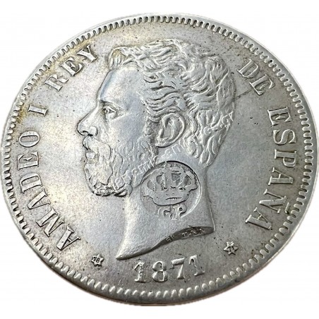 1200 Reis 1887 Luiz I με σφραγίδα GP Αζόρες Πορτογαλία