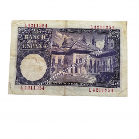 25 Pesetas 1954 Ισπανία