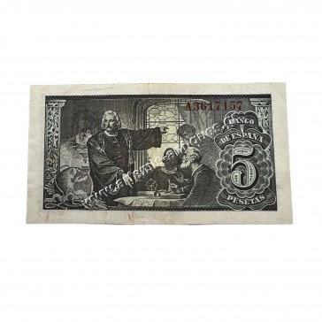 5 Pesetas 1943 Ισπανία 2