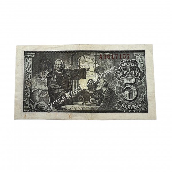 5 Pesetas 1943 Spain