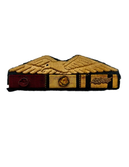 Hellenic Airforce Pilot's Wings and Ribbon Bar