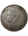 5 Pesetas 1898 Alfonso XIII Ισπανία