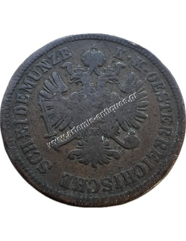 4 Kreuzer 1861 A Franz Joseph I Αυστρία