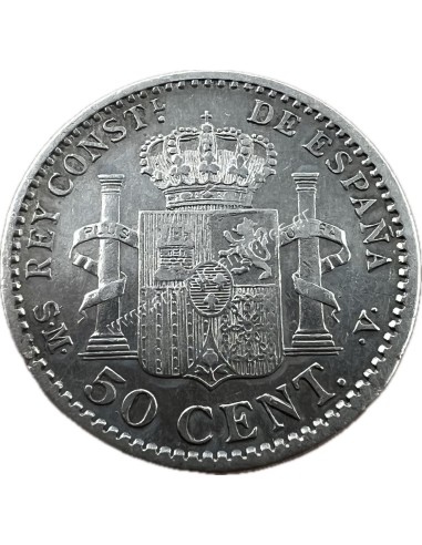 50 Centimos 1904 (04) SMV Alfonso XIII Ισπανία