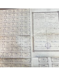 Τα Μεταλλεία Χαλκού της ΟΘΡΥΟΣ , Τίτλος 10 Μετοχών 1892 2