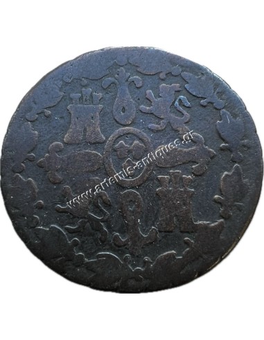 4 Maravedis 1833 Fernando VII Σεγκόβια Ισπανία