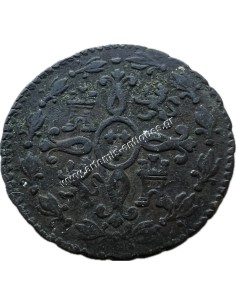 2 Maravedis 1827 Fernando VII Σεγκόβια Ισπανία 2