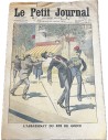 Le Petit Journal 30 Μαρτίου 1913 , Η Δολοφονία του Βασιλιά Γεωργίου της Ελλάδος