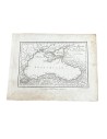 Carte du Le PALUS MEOTIDE et le PONT EUXIN, Pour le Voyage du Jeune Anacharsis , Χαλκογραφία αρχές 19ου Αιώνα