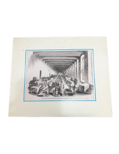 Coloured Cloth Hall, Leeds, Δεκαετίας 1860 Ξυλογραφία Γκραβούρα
