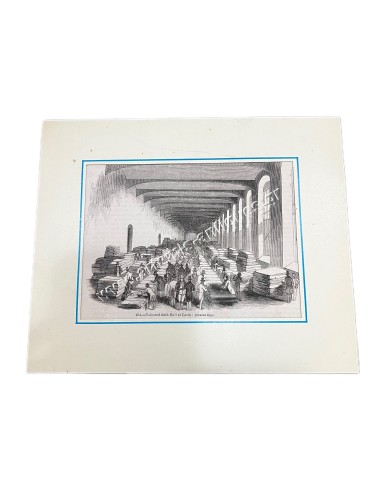 Coloured Cloth Hall, Leeds, Δεκαετίας 1860 Ξυλογραφία Γκραβούρα