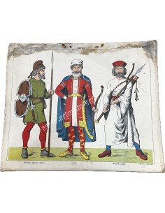 Persians, D. and P. Dimitrakou Publishing House - Athens, Paintings for the Teaching of History Chromolithography