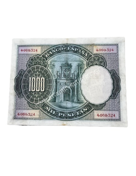 1000 Pesetas 1925 Spain