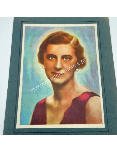 Princess Marina of Greece Chromolithograph