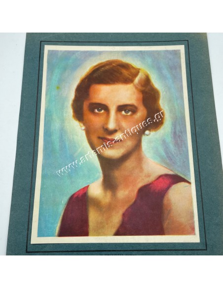 Princess Marina of Greece Chromolithograph