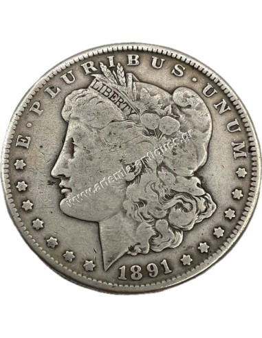1 Dollar 1891 S Morgan