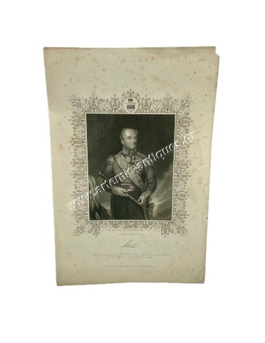 General Rowland Hill, 1st Viscount Hill, GCB, GCH Γκραβούρα 19ου αιώνα