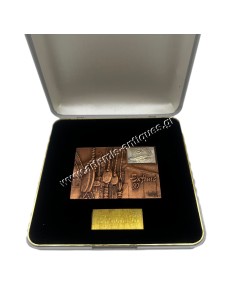 Mediterranean Philatelic Exhibition Barcelona 1990 Silver Bronze Plaque Awarded 2