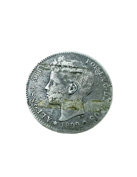 1 Peseta 1899 Alfonso XIII Ισπανία