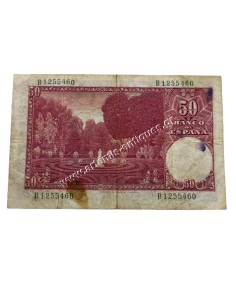 50 Pesetas 1951 Ισπανία 2