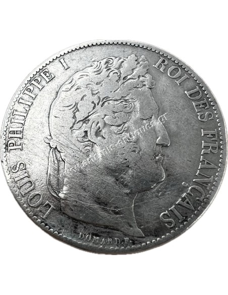 5 Francs 1847 A Louis Philippe I Γαλλία