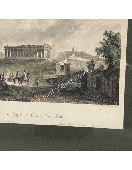 Temple of Theseus Wolfenberger , A.Le. Petit engraving