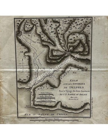 Essai sur les Environs de Delphes pour le Voyage du Jeune Anacharsis , par J.D. Barbie du Bocage Mars 1787