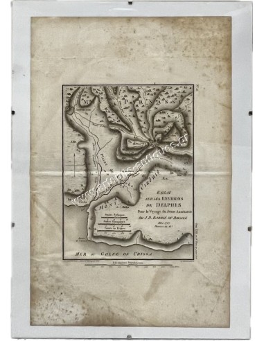 Essai sur les Environs de Delphes pour le Voyage du Jeune Anacharsis , par J.D. Barbie du Bocage Mars 1787