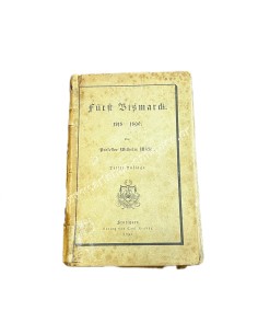 Fürst Bismarck by Professor Wilhelm Müller 1890 3rd Edition