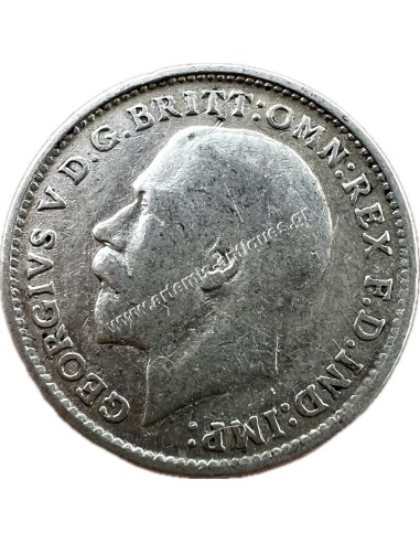 3 Pence 1920 George V United Kingdom
