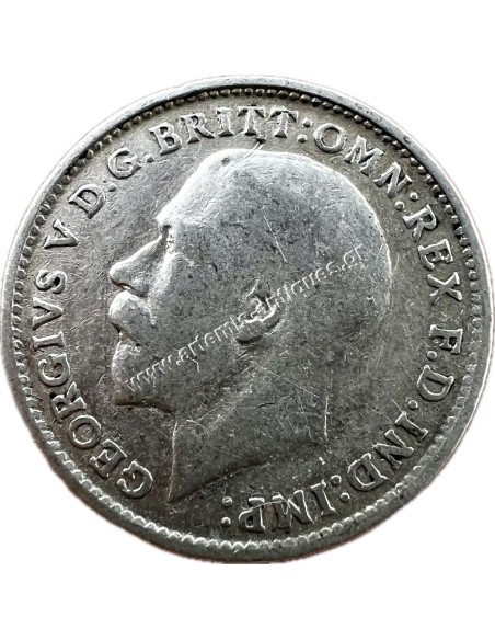 3 Pence 1920 George V United Kingdom