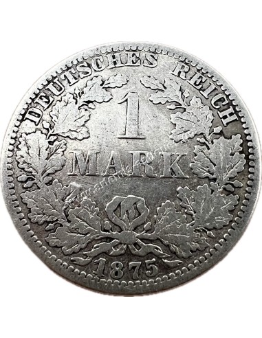 1 Mark 1875 A Wilhelm I Germany