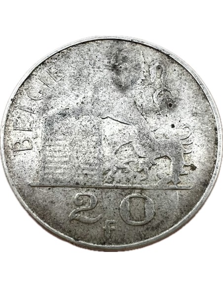 20 Francs 1949 Leopold III Dutch Text Βέλγιο