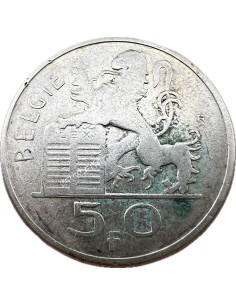 50 Francs 1951 Bauduin I Dutch Text Βέλγιο 2