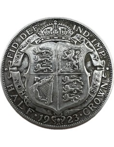 1/2 Crown 1923 George V Ηνωμένο Βασίλειο 2