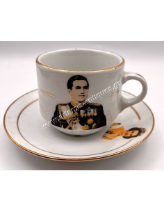 King Constantine and Anna Maria cup and plate